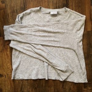 TNA thermal long sleeves heather grey